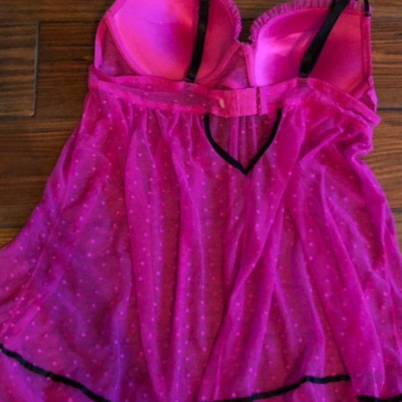 Hot pink nightie size large - Picture 4 of 5